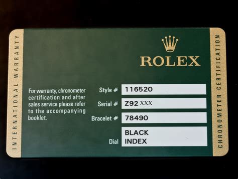 zertifikat rolex